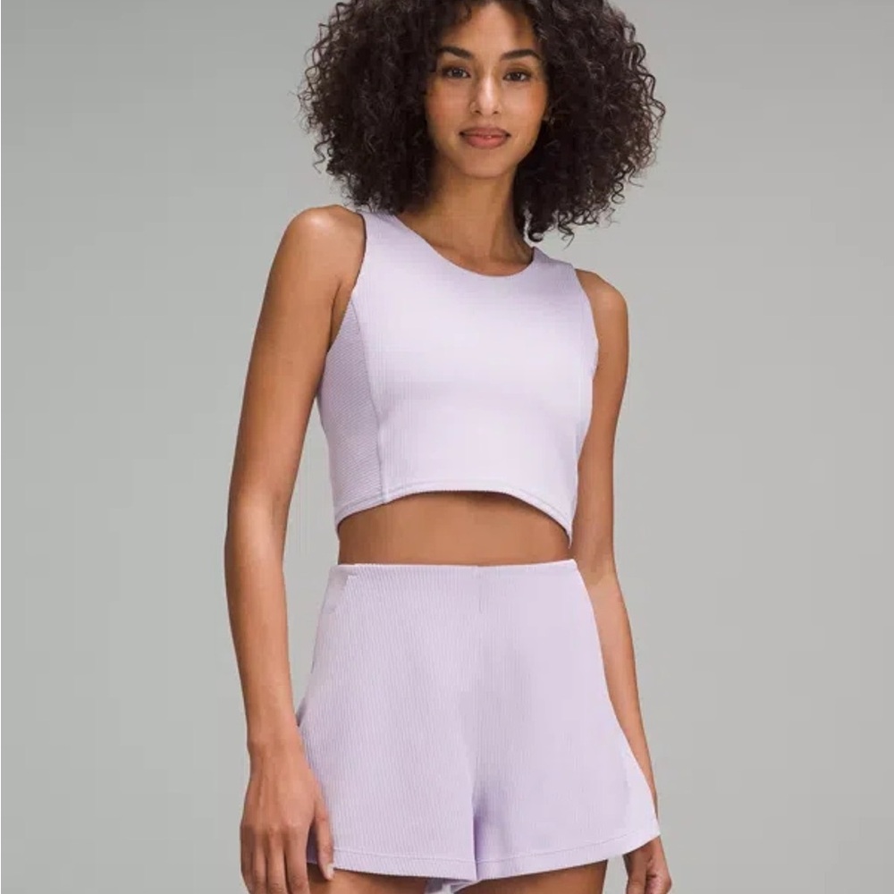 Lavender Cropped Tank